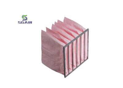 China Fiber glass Material Hepa Bag Air Filter 99.97% Customized for sale