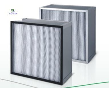 China Deep Pleat HEPA Filter For Industrial Ventilation Systems for sale