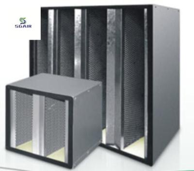 China V-Type Activated Carbon Combined Air Filter More Airflow In Limited Space Easy To Install. for sale