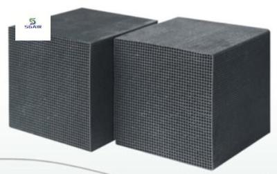 China Honeycomb Activated Carbon Cube Low Wind Resistance Better Function Of Adsorption for sale