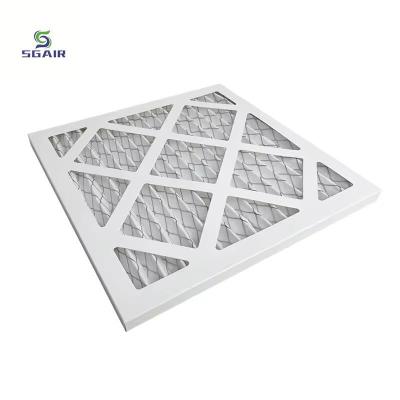 China MERV 11 13 Cardboard Frame Pleated AC Furnace Air Filter Customized For HVAC Systems for sale