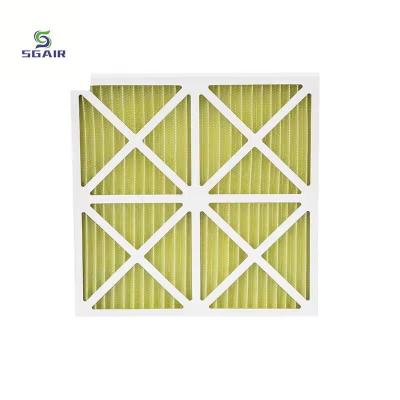 China Customized Pleated HVAC Air Filters For AC Furnace Filter Replacement for sale