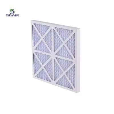 China Paper Frame 99.99% HVAC Air Filters Remove Harmful Gases for sale