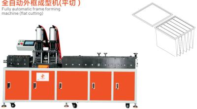 China Fully Automatic Forming Frame Filter Production Equipment Machine Flat Cutting for sale