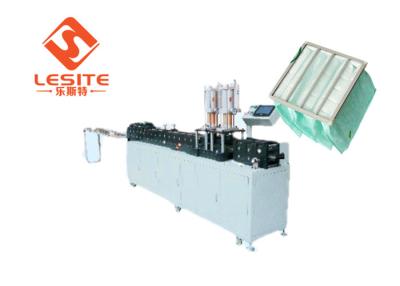 China 380V/50Hz Power Supply Air Filter Frame Making Machine With Omron Control System Customizable Frame Size for sale