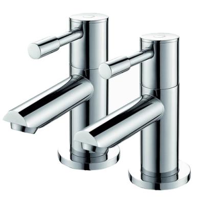 China Without Water Bathroom Basin Slide Bar Hot Sales High Quality Chrome Plating Hot And Cold Brass Faucet for sale