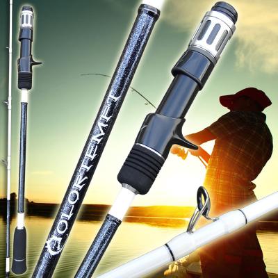 China Flat Joint Available Custom 1.5 Section Carbon Fiber Factory OEM Casting Fishing Rod Japan Fuji Parts for sale