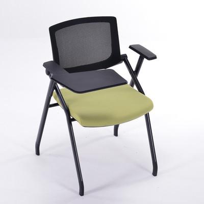 China Foldable Chair Student Conference Chair With Notebook Office Hot Selling Stackable Chair for sale