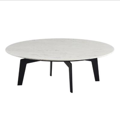 China Round Metal Adjustable Modern Living Room Marble Table Iron Tea Table (The Other) for sale