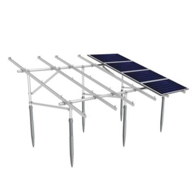 China Wholesale Q235 Carbon Steel Standard Ground Solar Panel Mounting Bracket For Ground for sale