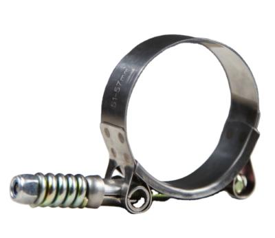 China Automobile industry ; General industry; Oil & Gas Industry Stainless Steel T-bolt Pipe Clamp Super T-bolt Hose Clamp With Spring for sale