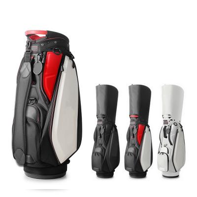 China High Quality OEM Logo Custom PU+Canvas PU Canvas Golf Bag for sale