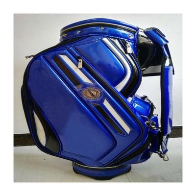 China Wholesale waterproof custom protable outdoor golf staff bag travel pu leather golf staff bag for sale