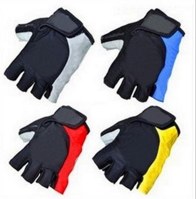 China Abrasion Resistant Shockproof Half Finger Unisex Racing Cycling Glove for sale