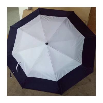 China Anti-UVA Wholesale New OEM Double Layer Design Vent Nylon Windproof Cloth Golf Umbrella for sale