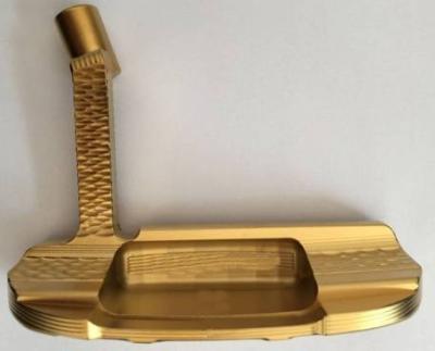 China graphite & Steel Customize High Quality Golden Gun Shape Golf Putter for sale