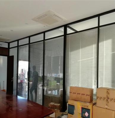 China modern office cubicle partition glass wall for sale