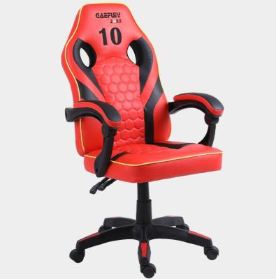 China Leather (Height) Adjustable Armrest Adjustable Massage Ergonomic Swivel Racing Computer Chair for sale