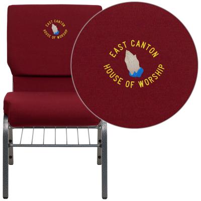 China Modern Warm Upholstered Chair For Church Used for sale