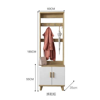 China Hot Selling Wooden Storage Convertible Silmple Design Shoe Cabinet for sale