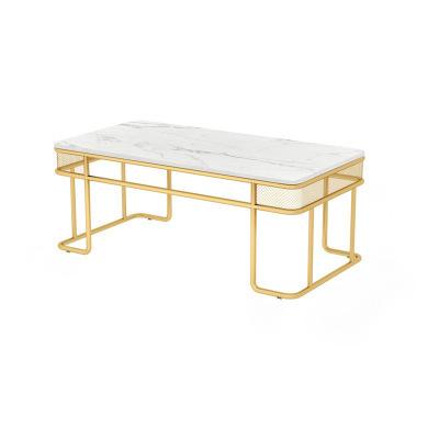 China Convertible Luxury Nordic Marble TV Table Cabinet Small Family Living Room Coffee Table for sale