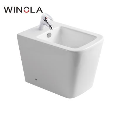 China China factory price modern new design ceramic automatic operation bidet bowl floor-standing bathroom for sale