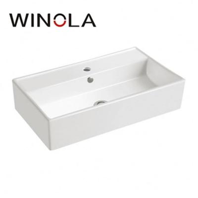 China Modern Attractive Fashion Design Black Vessel Sink Ceramic Bathroom Sink for sale