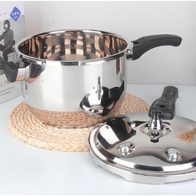 China Sustainable Type Stainless Steel 8L Gas Pressure Cooker 802 Online Sales Store Ready To Ship With Safety Valve Kitchen Family Use for sale