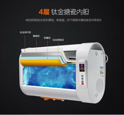 China Hotel Water Heater Tank Capacity 80L Model RIWH-82 Electric Induction SKD Magnetic Flash Function For Hotel Bathroom for sale