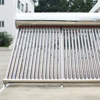 China Online Sus304 Stainless Steel DSWH-1001 Sun Water 100L Outdoor Solar Pressure Heater Hot Capacity Rooftop Low Vacuum Tube Model for sale