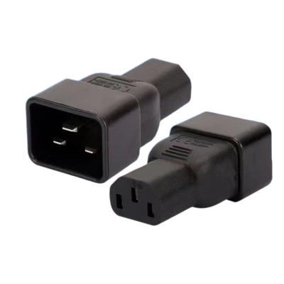 China Power Adapter Converter IEC 320 Male C14 To Male C19 For Creative PDU Cord Power Speaker Adapter for sale