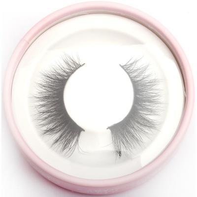 China 3D Natural Long Mink False Eyelashes Wholesale Lashes Box Packaging Best Quality Cruelty Sand Free Eyelashes for sale