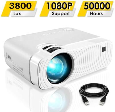 China Built-in Speakers China Custom Native 720p Lcd Mini / Led Projector Cheap Price Lcd Portable Projector for sale