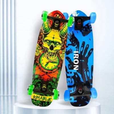 China Youngsters OEM Plain blank 8.5 inch deck middle concave bearings abec 7 Northeast china wood surf skateboard for Off Road skateboard for sale