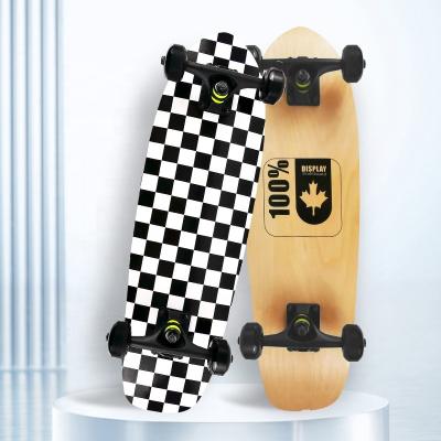 China Youngsters High grade 100%Northeast china maple deck blank nuts bolts High precision bearings  wood surf skateboard for outdoor sports for sale