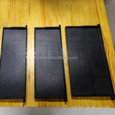 China Bee farm langstroth size plastic material black bee frame for sale