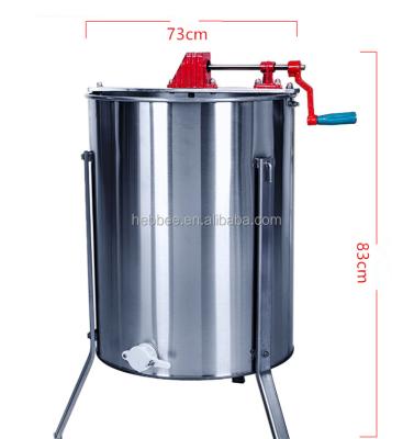 China Bee Farm China Manufacturer Cheap 6 Frames Manual 304/201stainless Steel Honey Extractor Beekeeping Equipment for sale