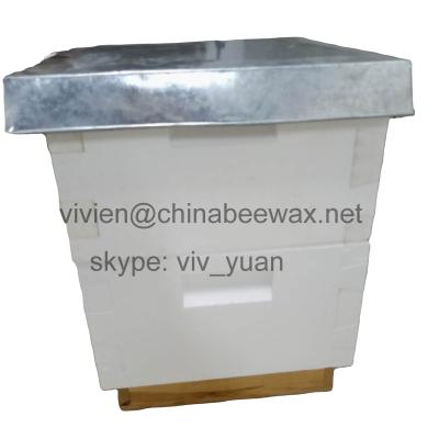 China Bee Farm Beekeeping Equipment Styrofoam Boxes Foam Bee Hives Polystyrene Hive EPS Foam Hive for sale