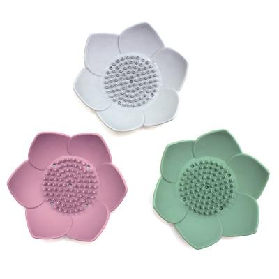 China 2021 Modern Hot Selling Colorful Silicone Soap Holder Soft Soap Holder Colorful Soap Holder for sale