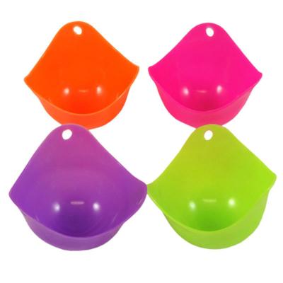 China Poacher Viable Plastic Egg Steamer Silicone Poacher Silicone Kitchen Tool Perfect Eggs Boiler for sale