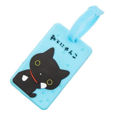 China China Personalize Soft PVC Travel Tag Luggage Tags Customize Travel Name Tag For Luggage Bag for sale