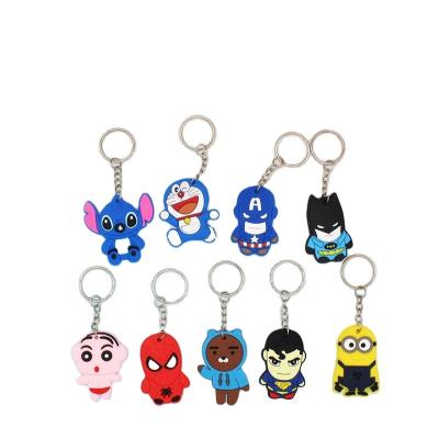 China Promotional Custom Plastic Cartoon Key Chain PVC Soft Key Chain PVC Soft Key Chain for sale