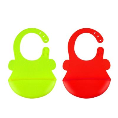 China BPA Free Factory Customize Silicone Baby Eating Bib Silicone Teether Silicone Bib Collar for sale