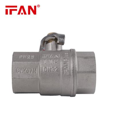 China IFAN General Female Connection Brass Ball Valve 1/2