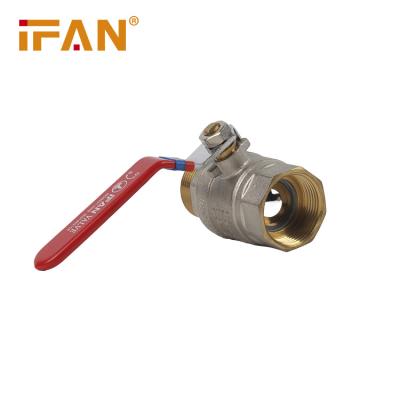 China IFAN China Supplier General Advanced German Brass Material Brass Ball Valve Technology Brass Ball Valve for sale