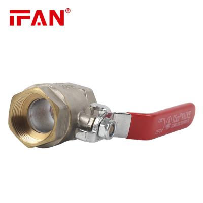 China IFAN Factory Price Valve General Brass Tubing Materials Long Handle 1/4