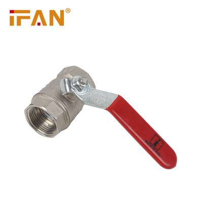 China Free Sample Size IFAN 3/4IN Brass Ball Valve General Brass Valve Long Handle for sale