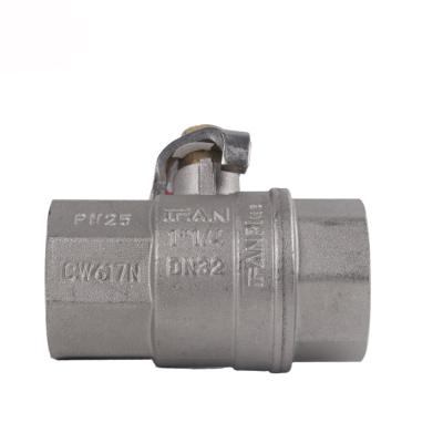 China IFAN Long Ball Handle Brass Ball Valve General Brass Female Tap Connection for sale