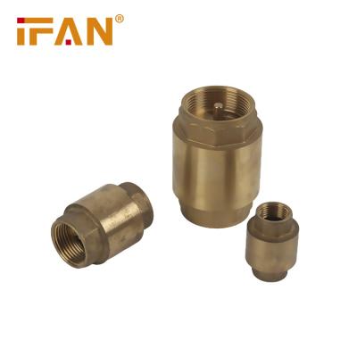 China IFAN Wholesale PN25 General High Pressure Brass Valve Water Check Valve for sale