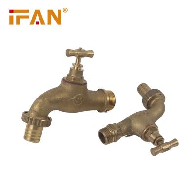 China China Garden Faucet IFAN Bibcock Factory Price Traditional Brass Bibcock Faucet 1/2